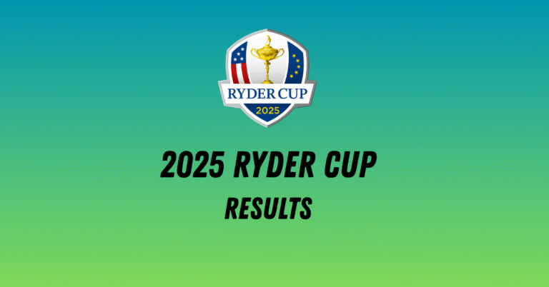 2025 Ryder Cup Results